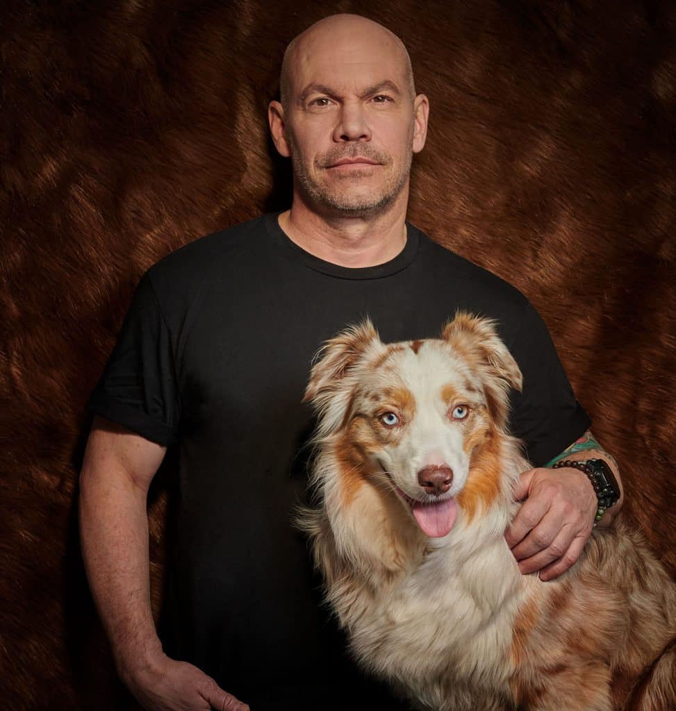 Bio Maxim Martin avec son chien